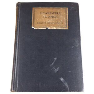 A Farewell to Arms Ernest Hemingway 1929 1st Ed 4th Print Hardcover Scribners